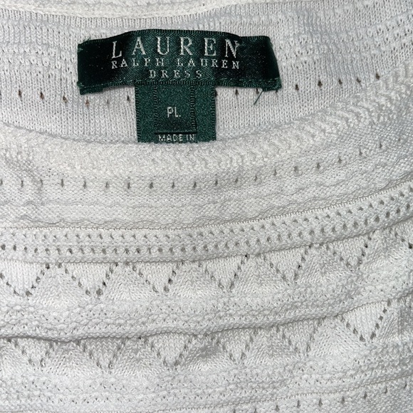 Lauren Ralph Lauren Dress White Crocheted Dress - Picture 2 of 14